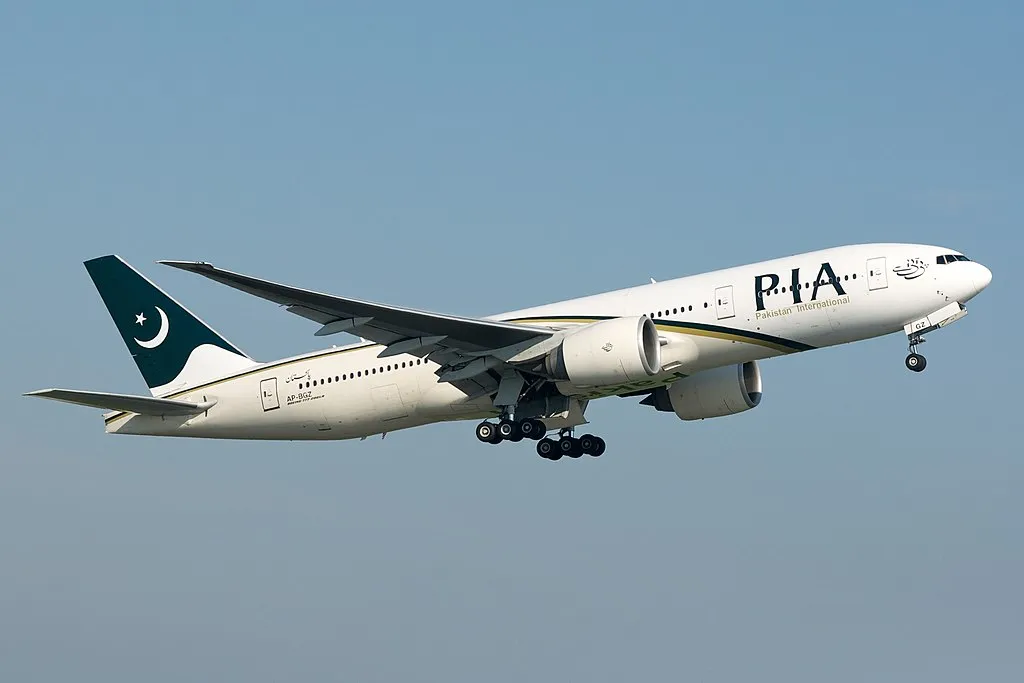 Pakistan International Airlines PIA AP BGZ Boeing 777 240LR departing Toronto