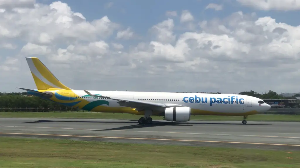 RP C3903 Cebu Pacific Airbus A330 900neo landing at Ninoy Aquino International Airport